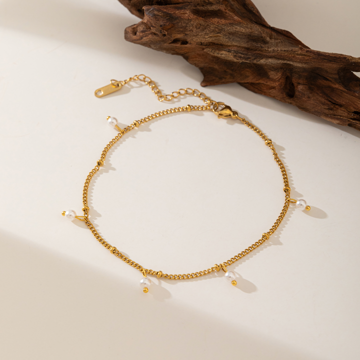 Brazalete Con Mini Perlas