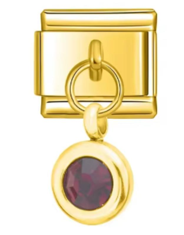 Charm Italiano Dorado Piedra Vino