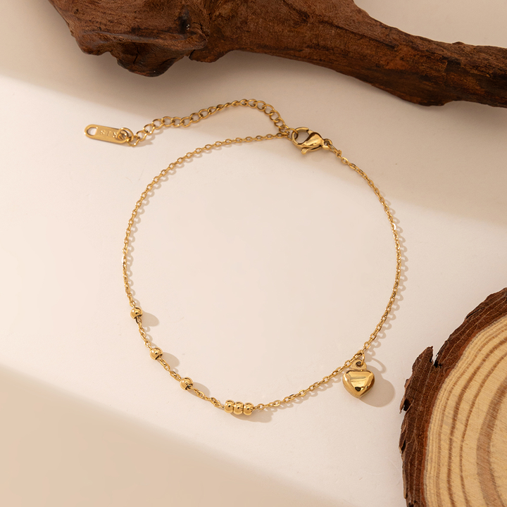 Brazalete Bolitas & Corazon