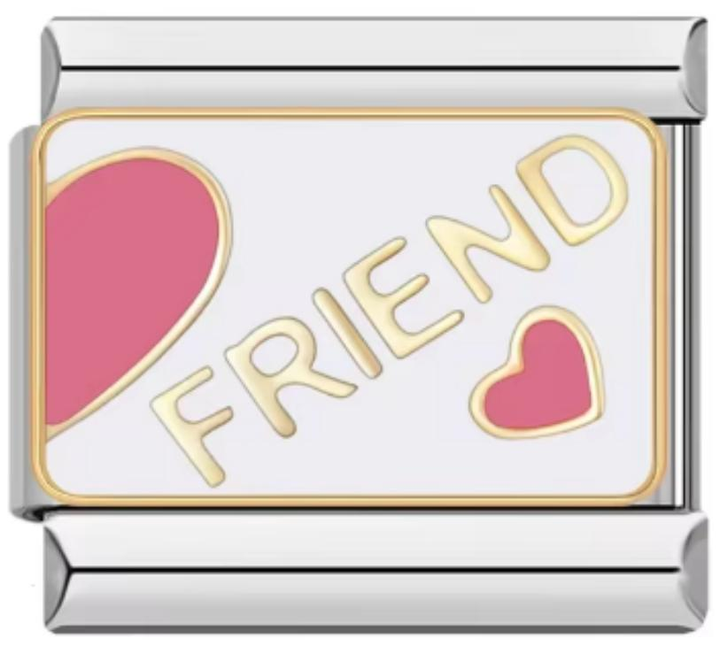Charm Italiano Corazones Best Friend 2