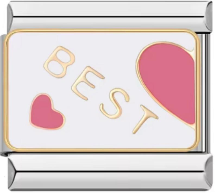 Charm Italiano Corazones Best Friend 1