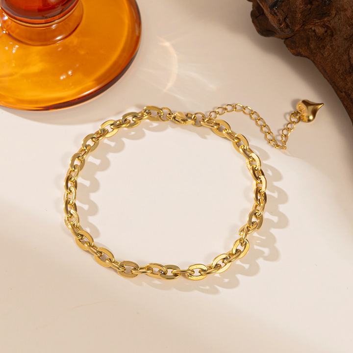 Brazalete Cadena Rolo Gruesa