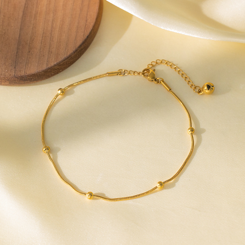 Brazalete Cadena de Raton y Bolitas