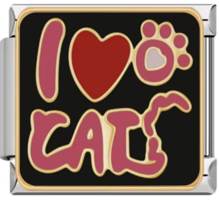 Charm Italiano I Love Cats