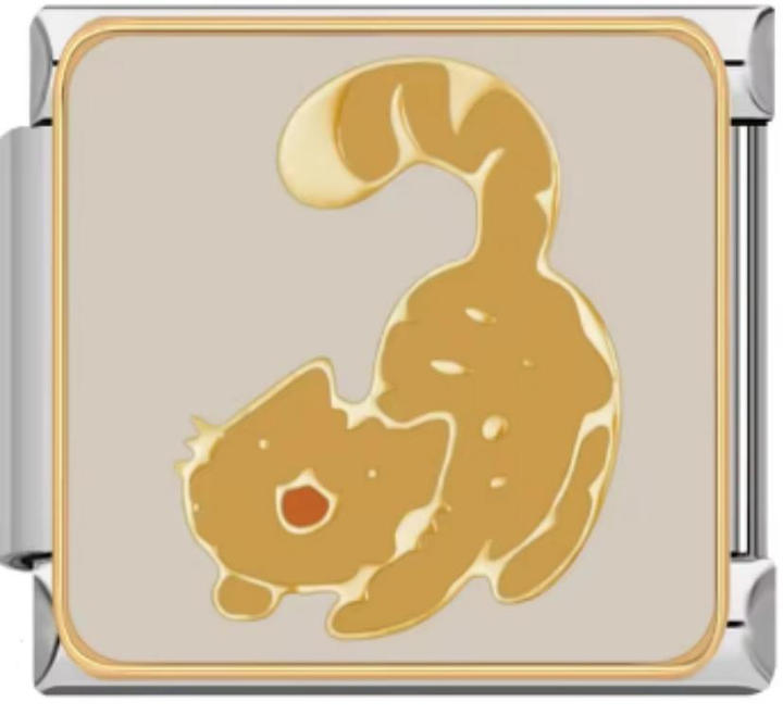 Charm Italiano Gato Naranja