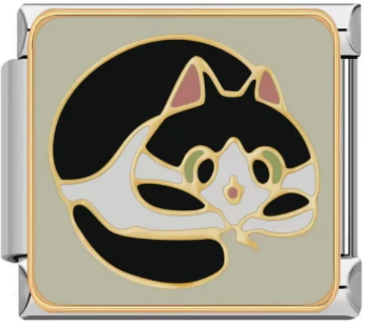 Charm Italiano Gato Negro