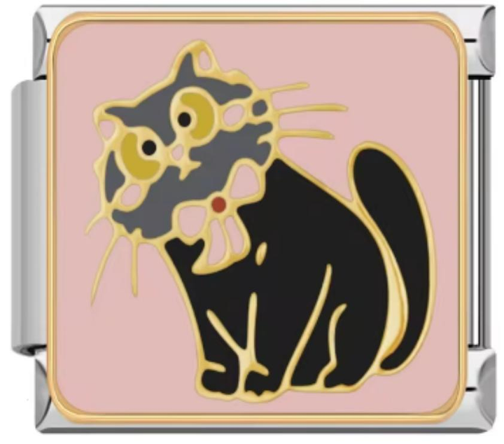 Charm Italiano Gato Negro