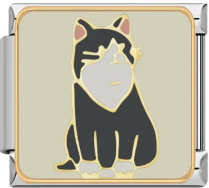 Charm Italiano Gato Negro