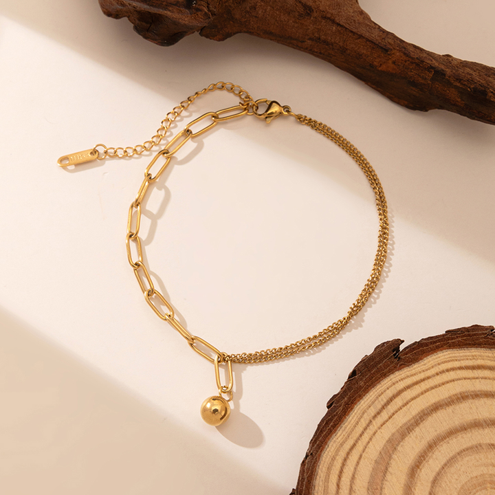 Brazalete Cadena Barbada & Cadena Forzada