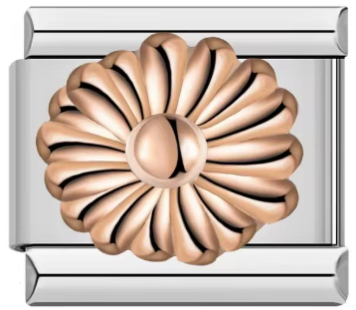 Charm Italiano Flor Rosa