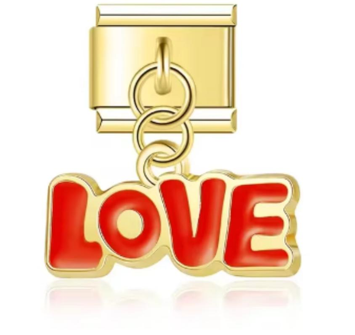 Charm Italiano Love Rojo