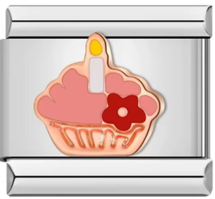 Charm Italiano Pastel Rosa