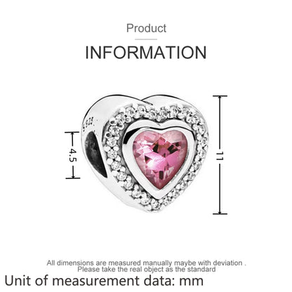 Charm Corazon Rosa