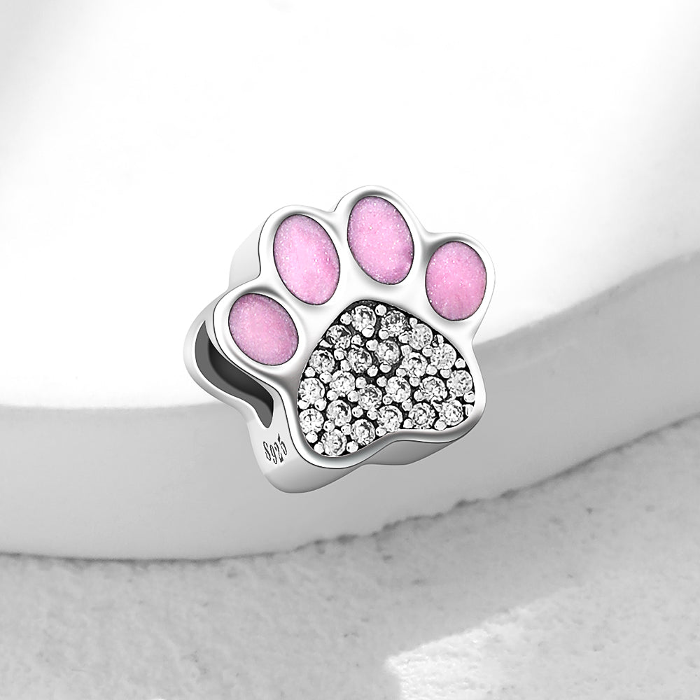 Charm Huella Rosa