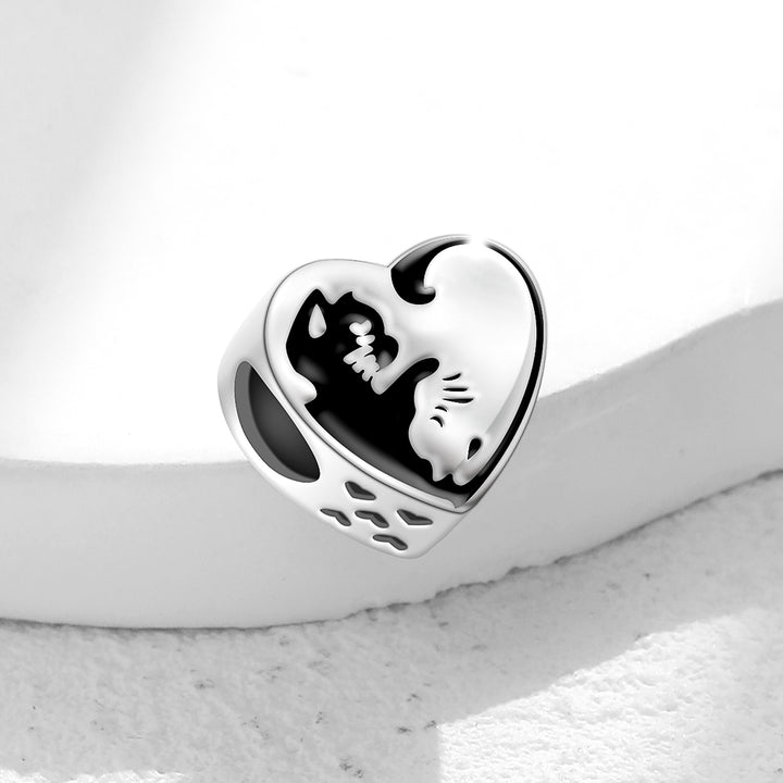 Charm Corazon Gatitos