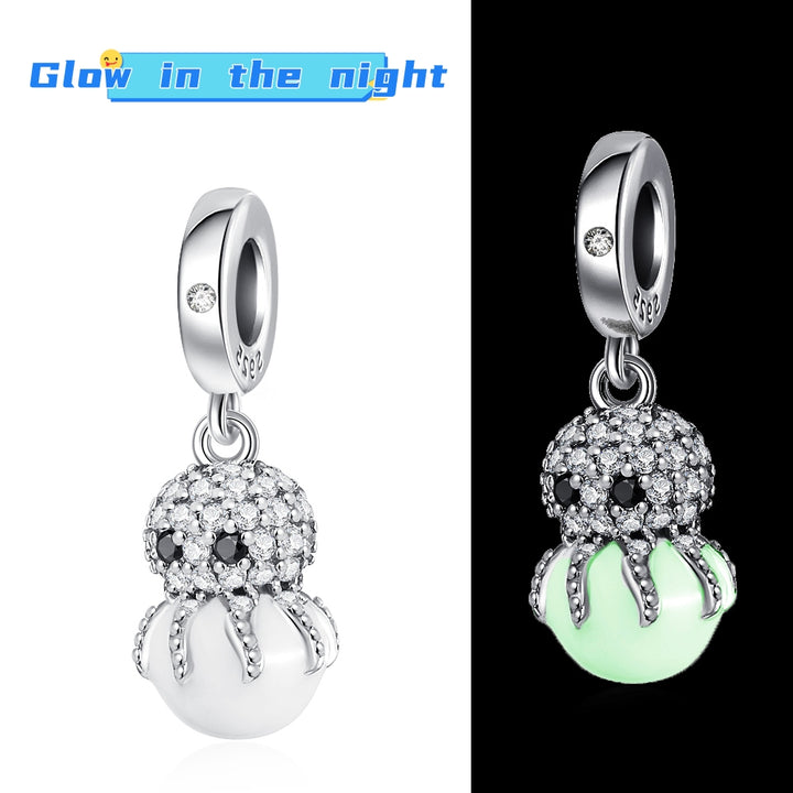 Charm Pulpo Fluorescente