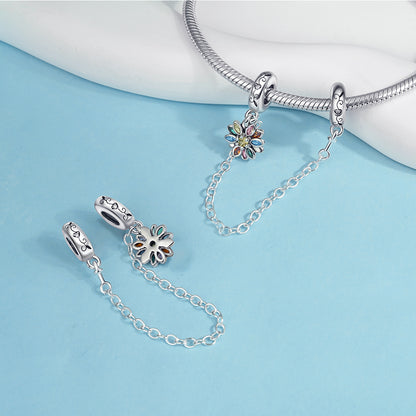 Cadena de Seguridad Flor Multicolor