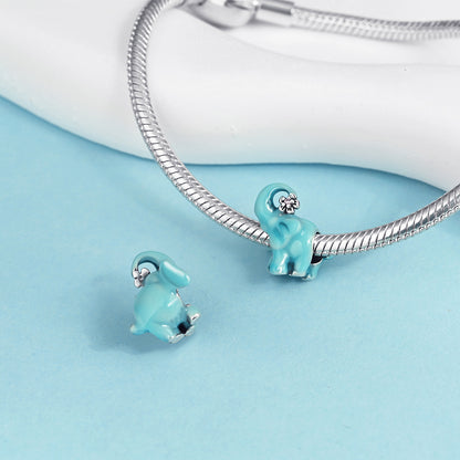 Charm Elefante Azul