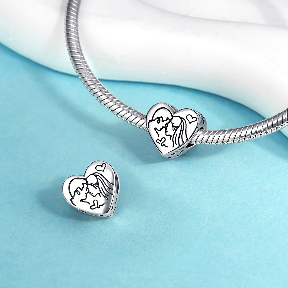 Charm Corazon de Boda