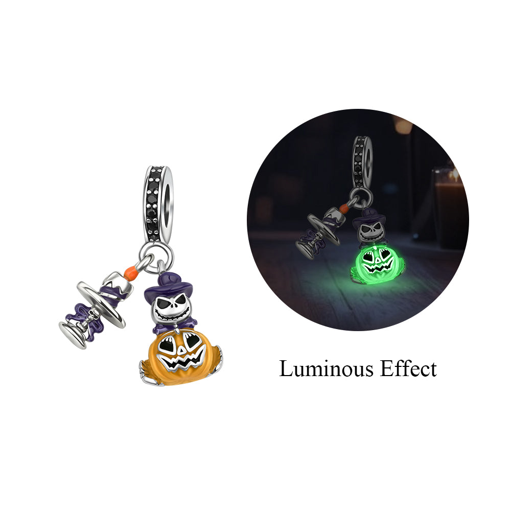 Charm Calabaza Fluorescente