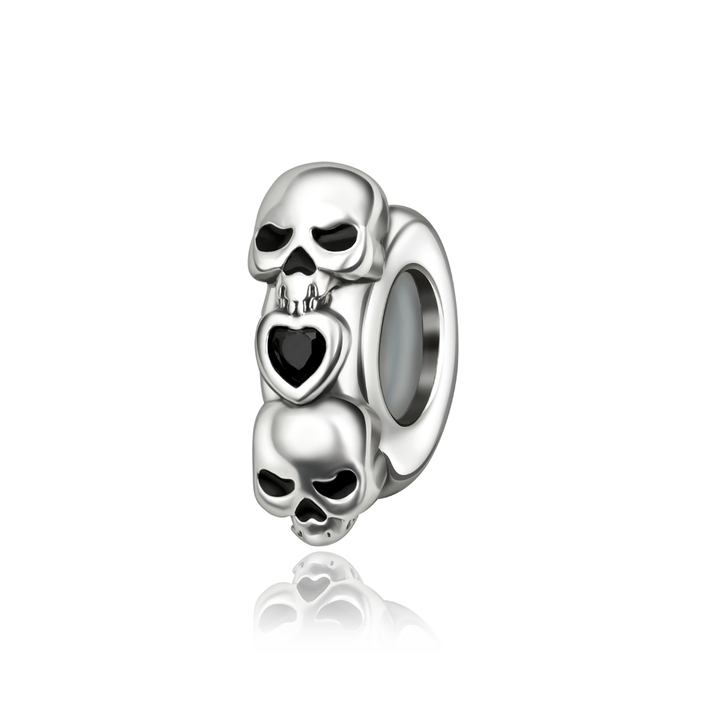 Charm Craneo Plateado