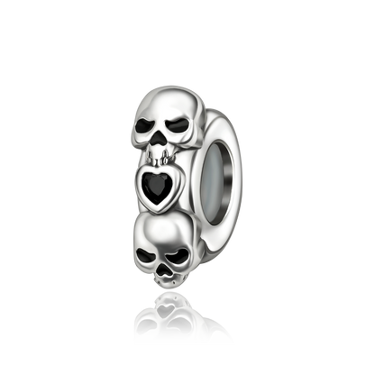 Charm Craneo Plateado