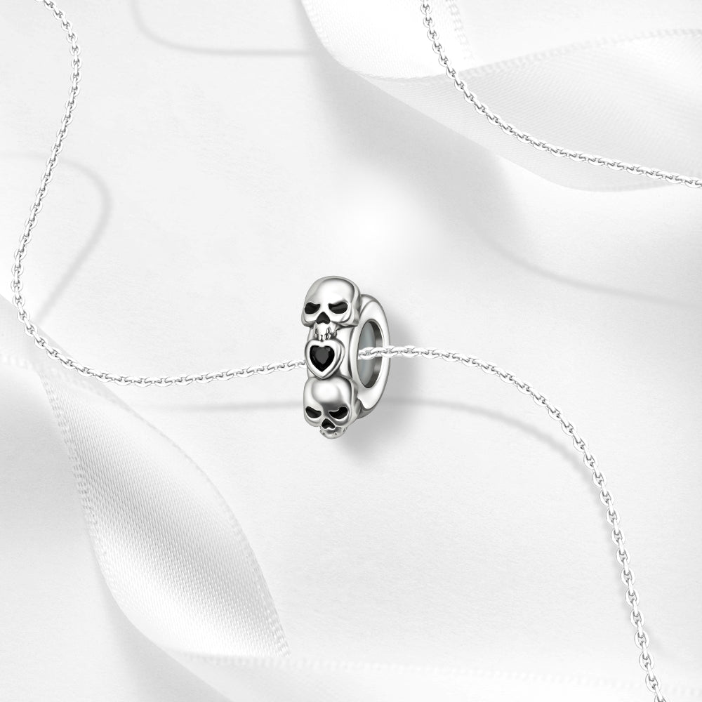 Charm Craneo Plateado