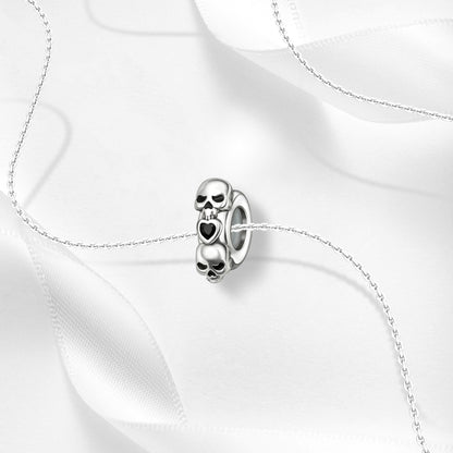 Charm Craneo Plateado