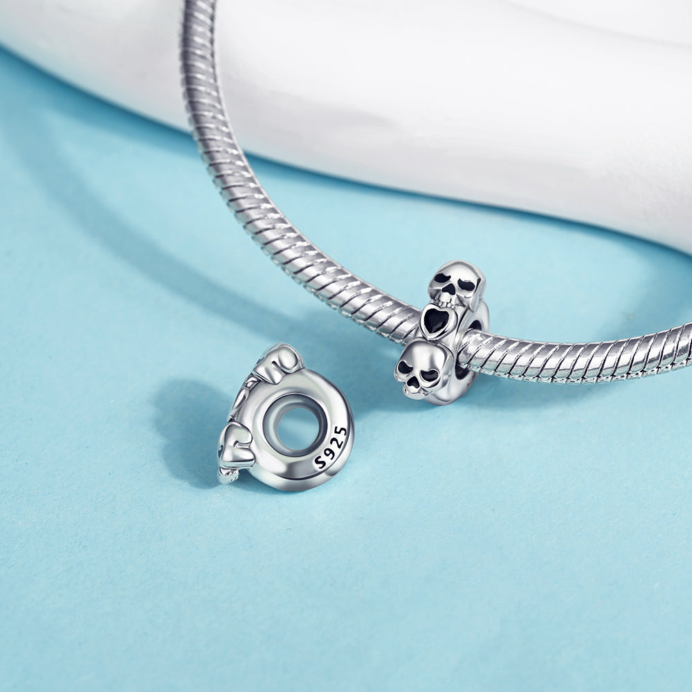 Charm Craneo Plateado