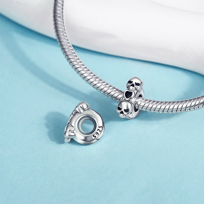 Charm Craneo Plateado