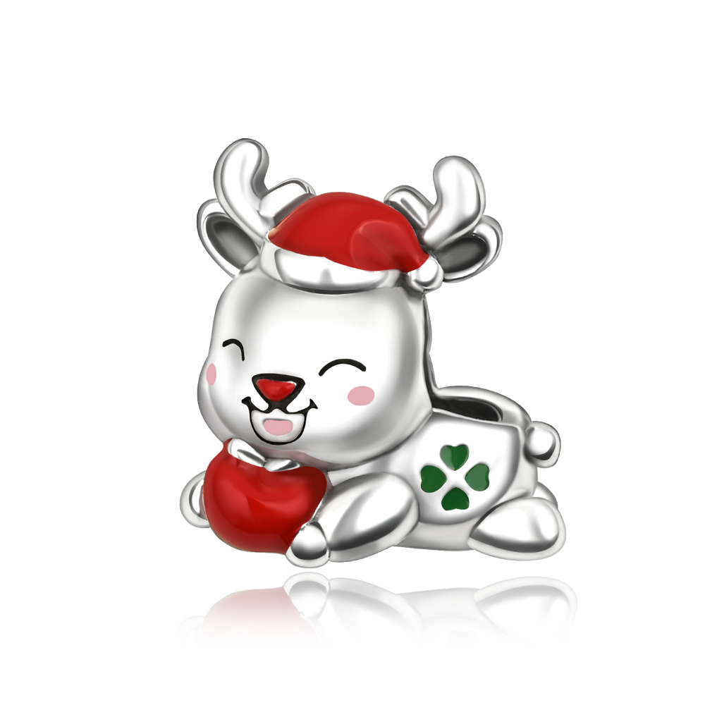 Charm Ciervo Navideño