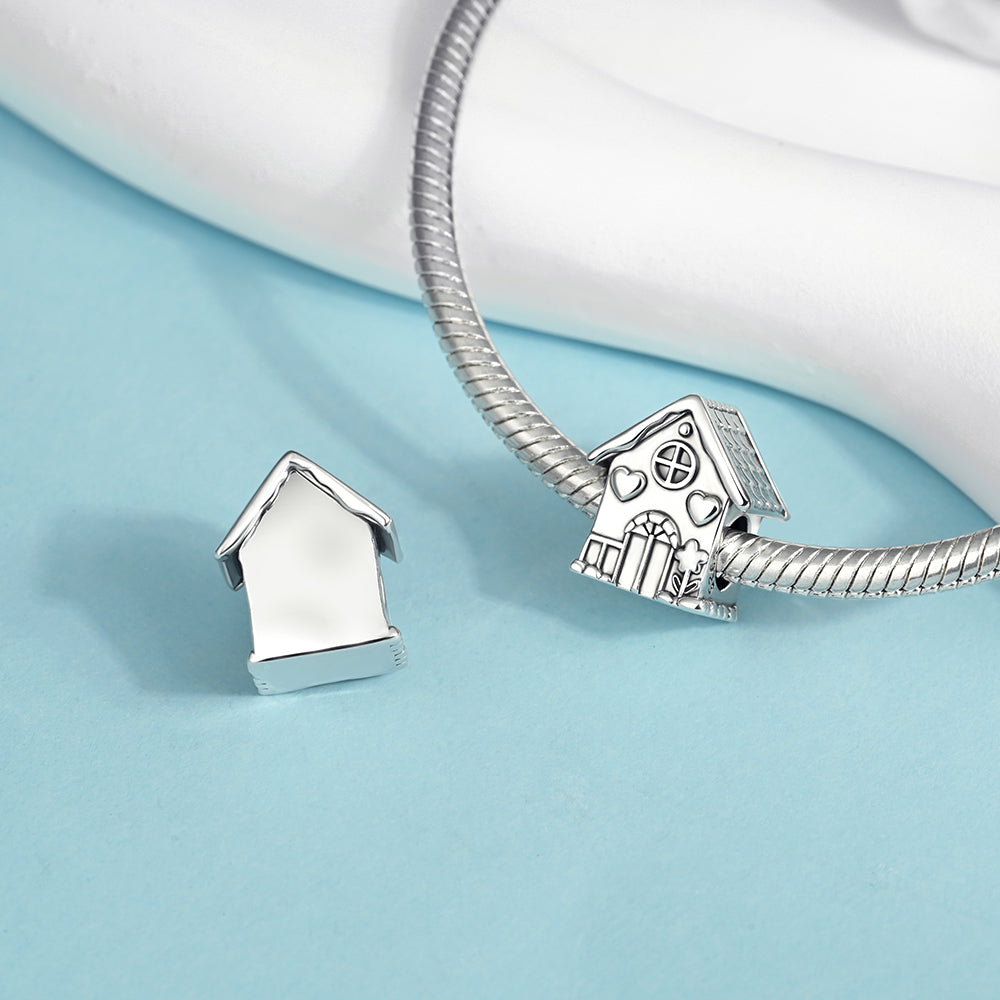 Charm Casita Plateada