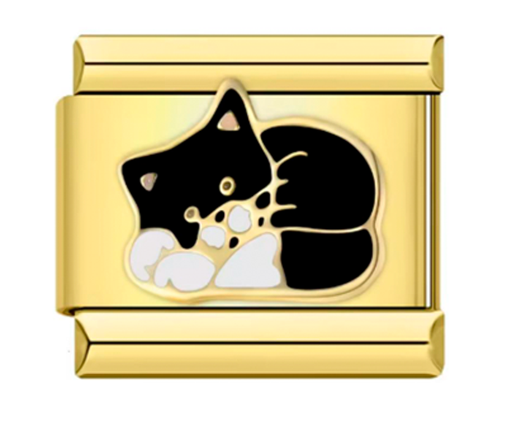 Charm Italiano Dorado & Gato