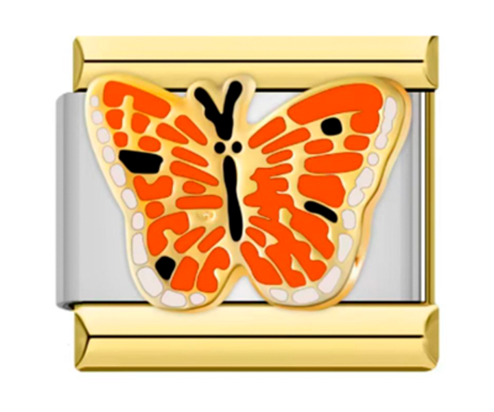 Charm Italiano Mariposa Naranja