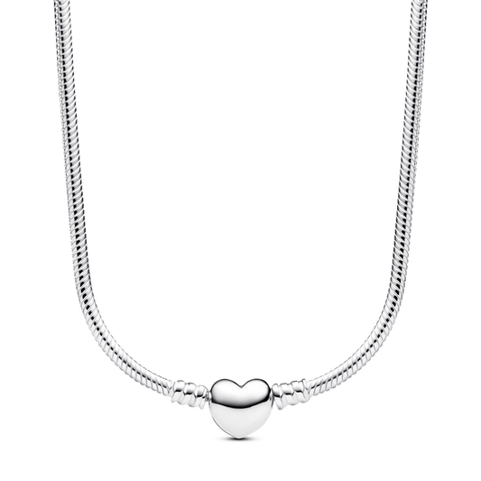 Collar Corazon Plateado