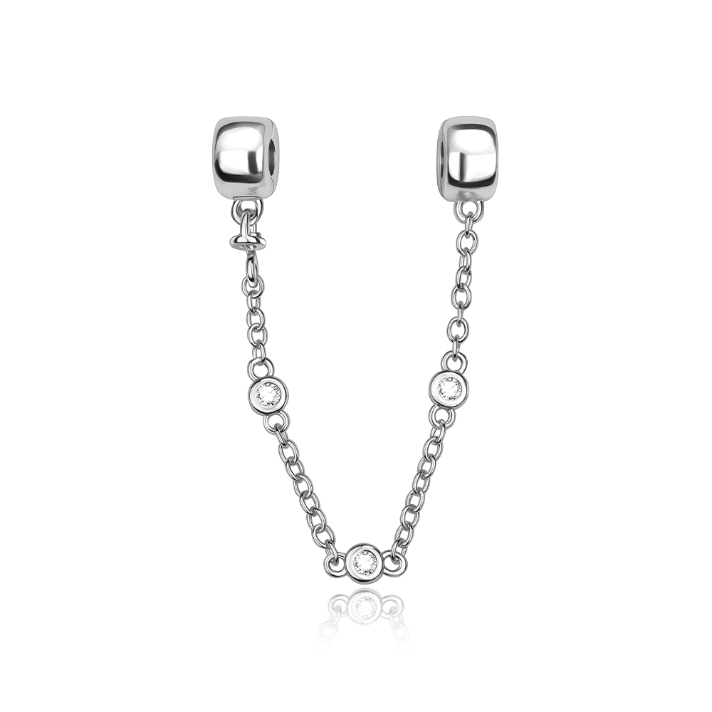 Cadena de Seguridad Plateada