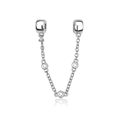 Cadena de Seguridad Plateada