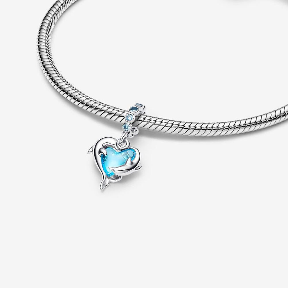 Charm Corazon de Delfines