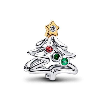 Charm Arbol Navideño Plateado