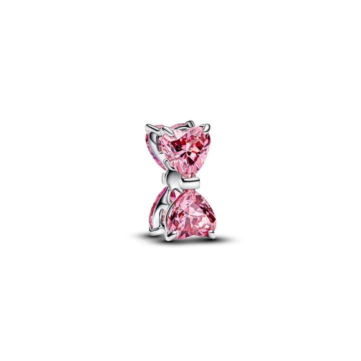 Charm Reloj de Arena Rosa