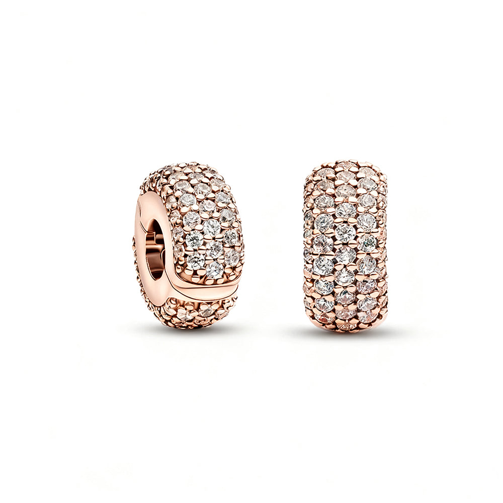 Clip Brillante Rosado