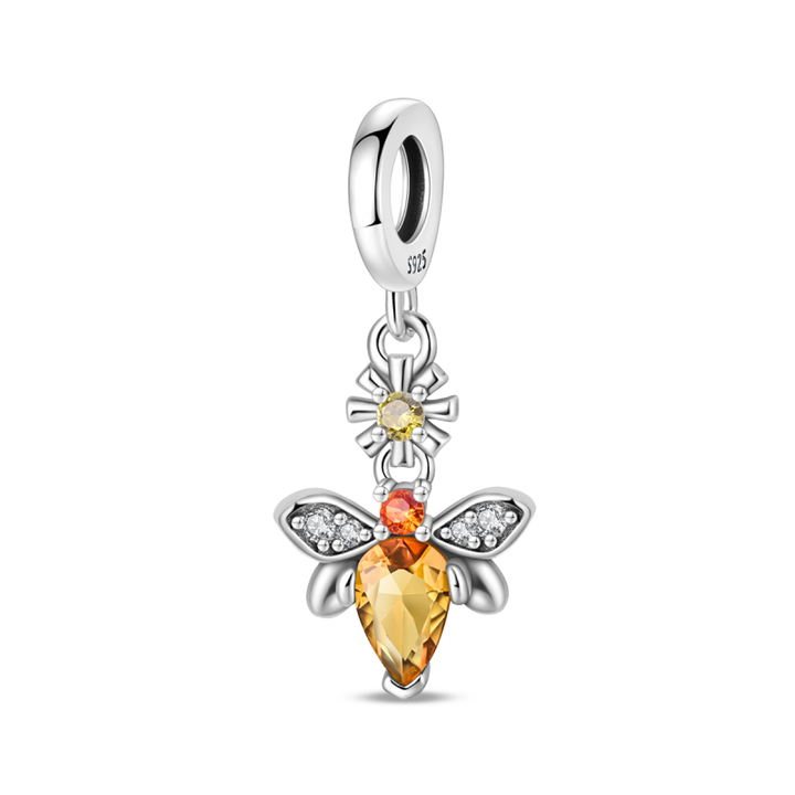 Charm Mariposa Ambar Diamantada