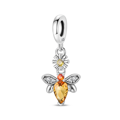 Charm Mariposa Ambar Diamantada