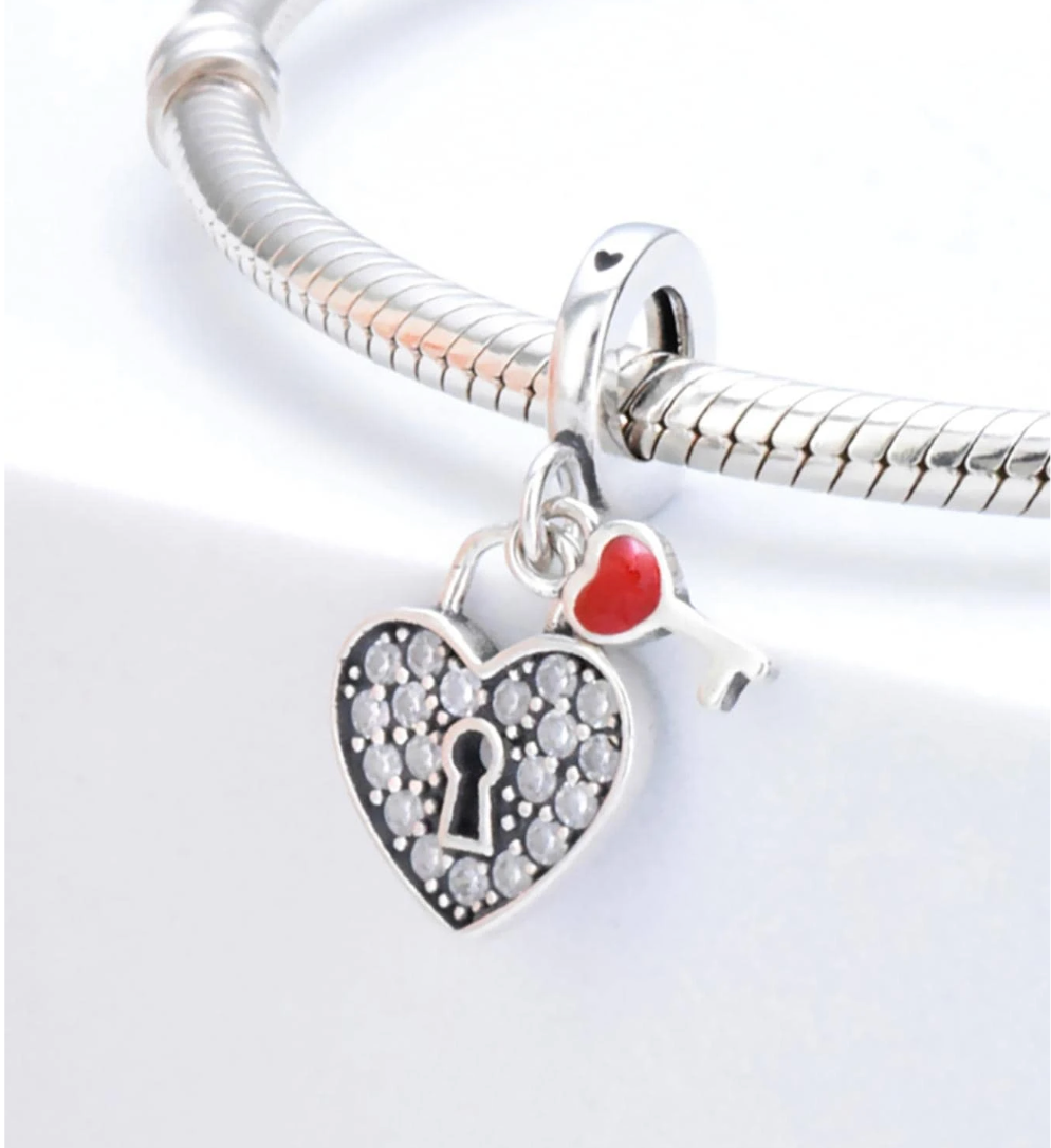 Charm Corazon de Secretos Diamantado