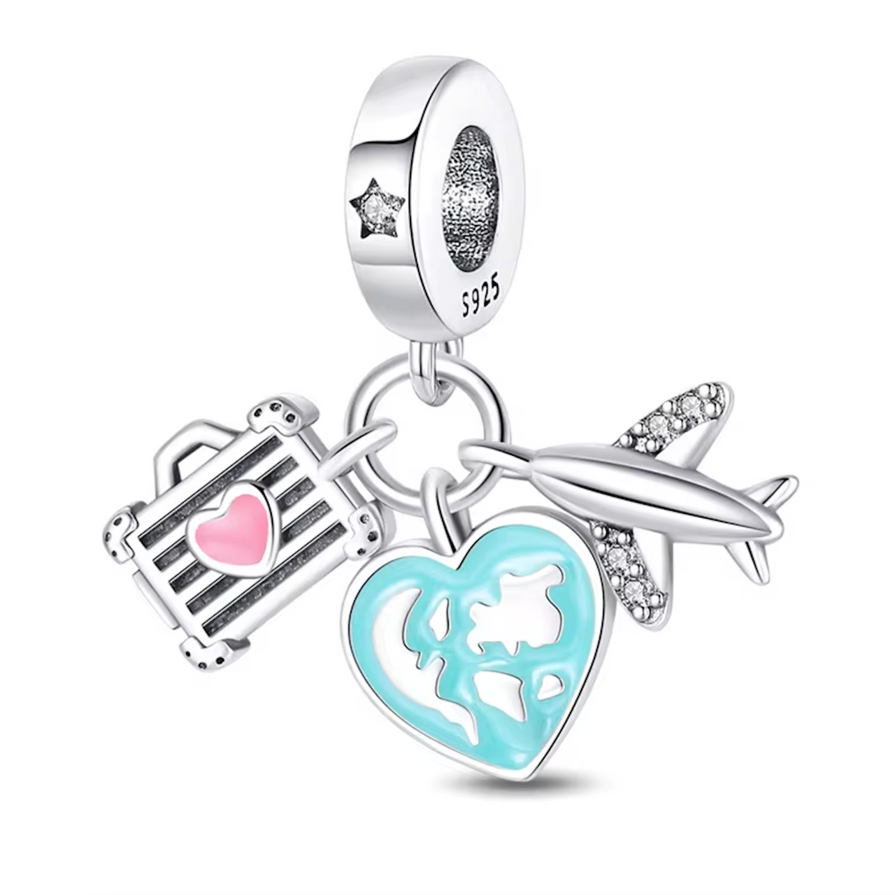 Charm Amor Viajero Fluorescente