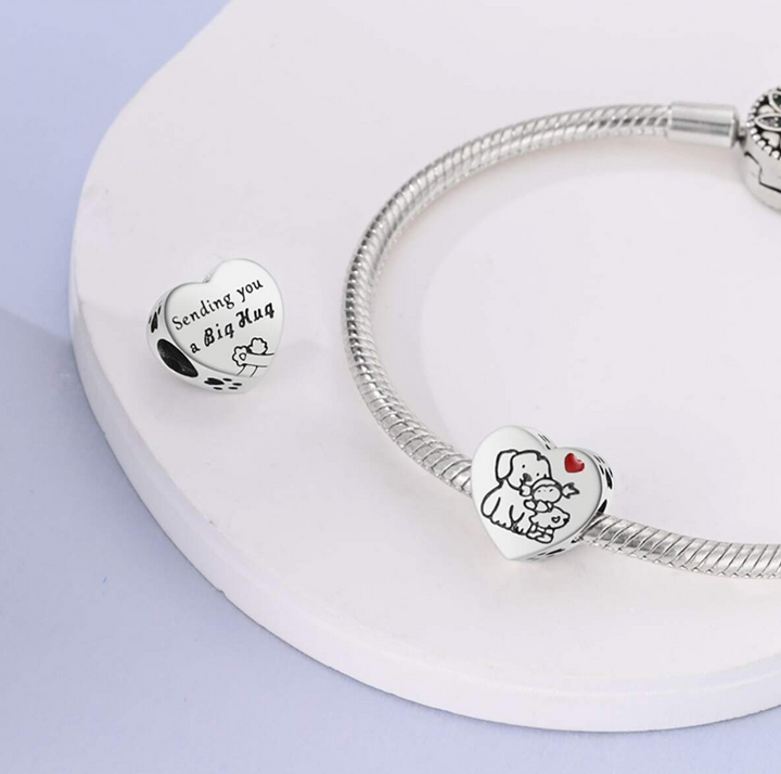 Charm Corazón de Perrito y Niña