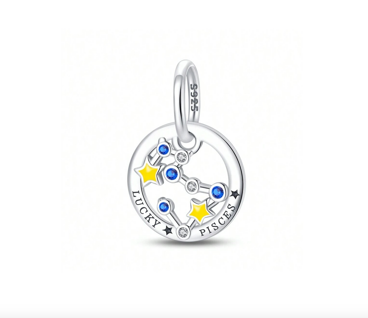 Charm Constelacion de Piscis Fluorescente