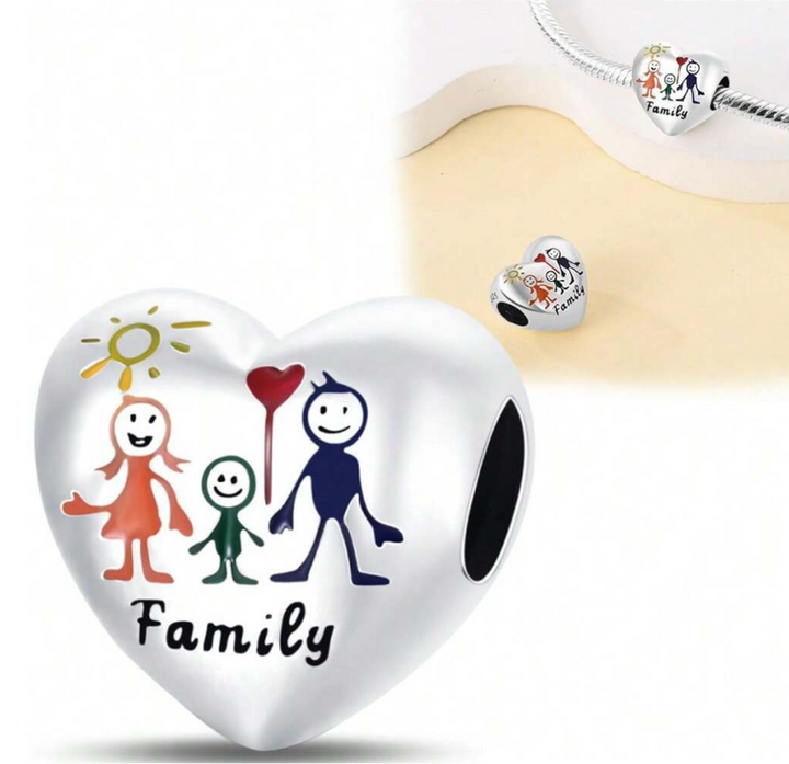 Charm Corazón "Family"