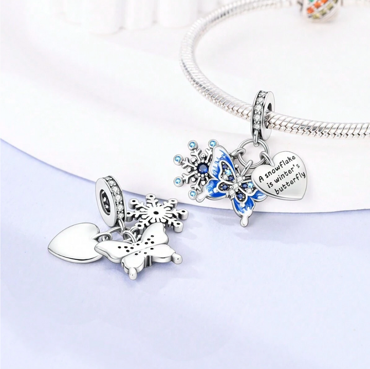 Charm Copo, Mariposa y Corazón