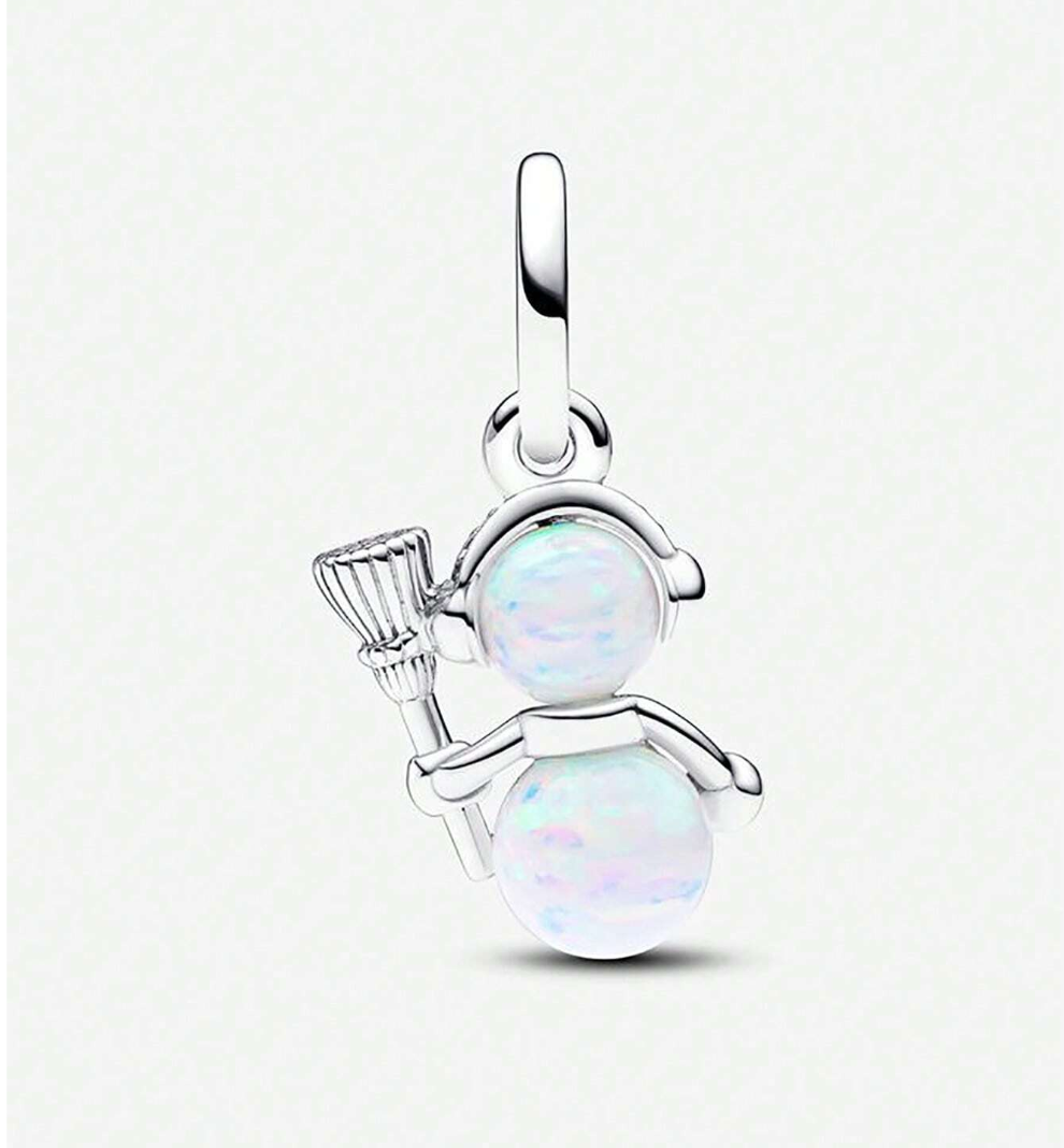 Charm Muñeco de Nieve Opal